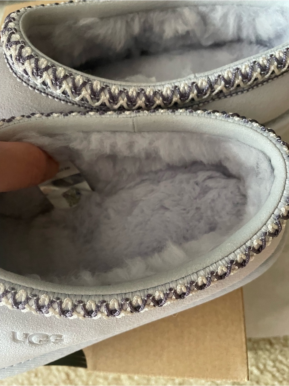 Authentic New Ugg Tasman Kids’ Size 6 (Women’s 7.5) Pretty Misty Wisteria Purple - Picture 8 of 10